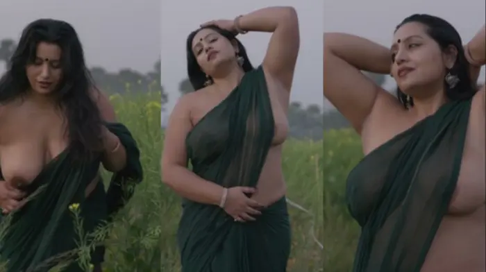 Maya The Doe Eyed Gurl Mams Out in Open Field MMS Video